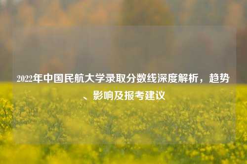 2022年中国民航大学录取分数线深度解析，趋势、影响及报考建议